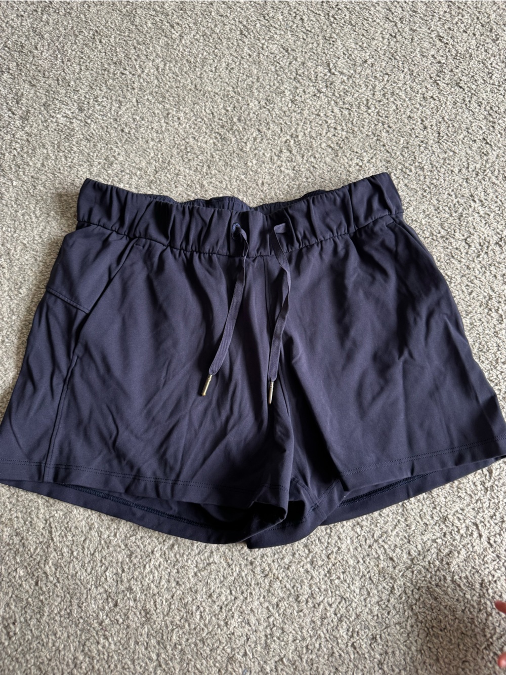 lululemon athletica Navy Athletic Drawstring Shorts